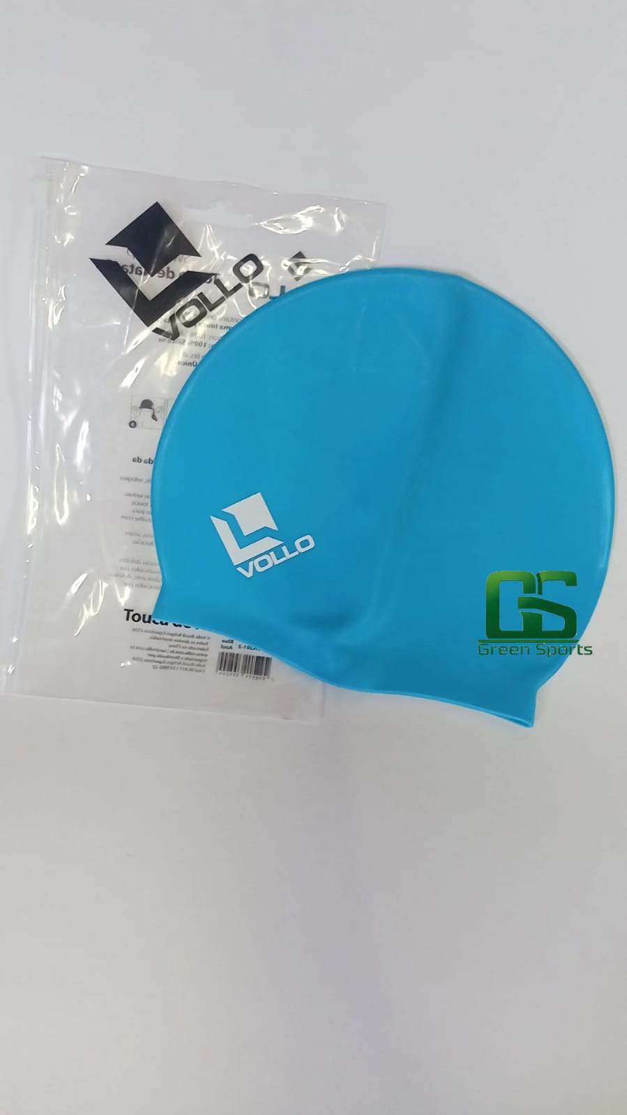 Touca de Silicone Natação Vollo Azul